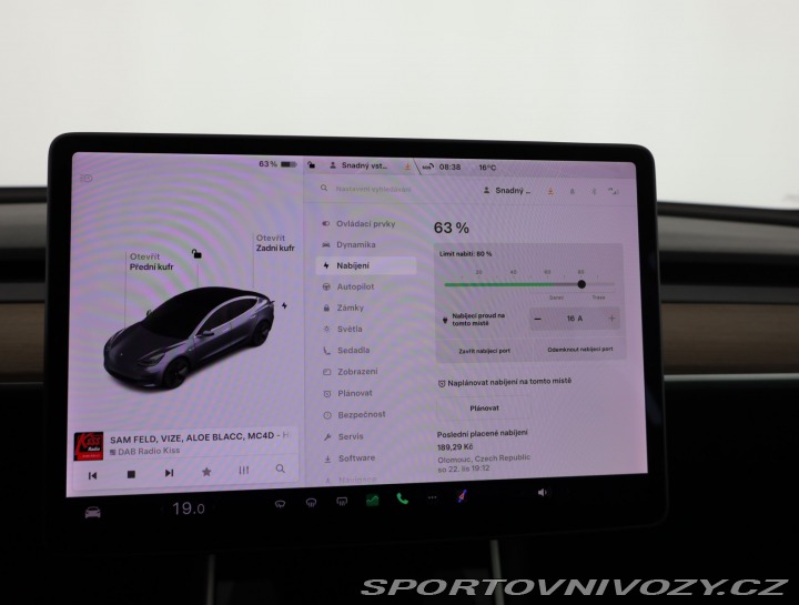 Tesla Model 3 Std Range Plus 52kWh 2020