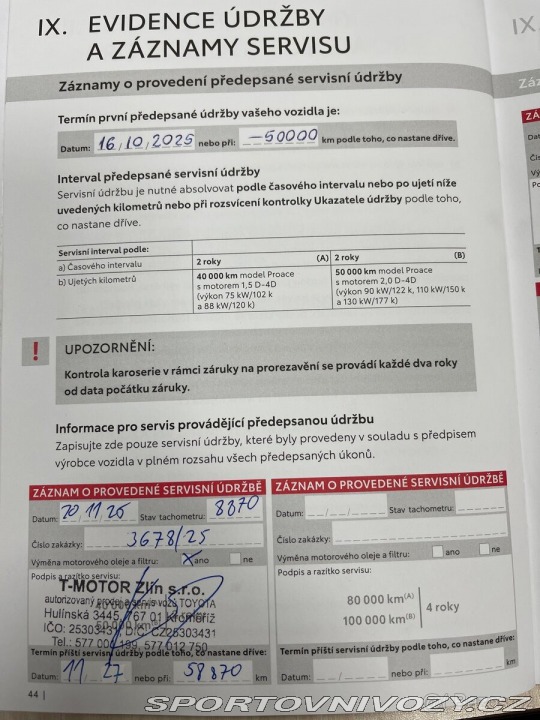 Toyota Ostatní modely ProAce 2,0   Diesel, 106kw M1 - 2021