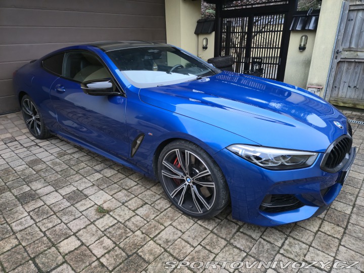 BMW 8 M850i,Čr,kupe,laser,karbo 2021