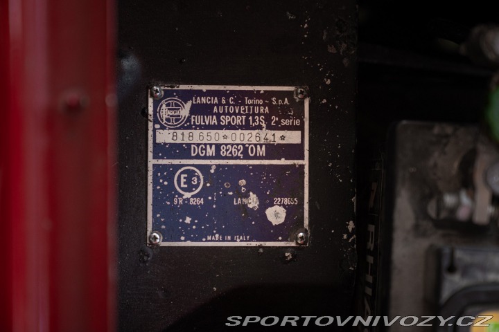 Lancia Fulvia SPORT 1.3 ZAGATO 1971