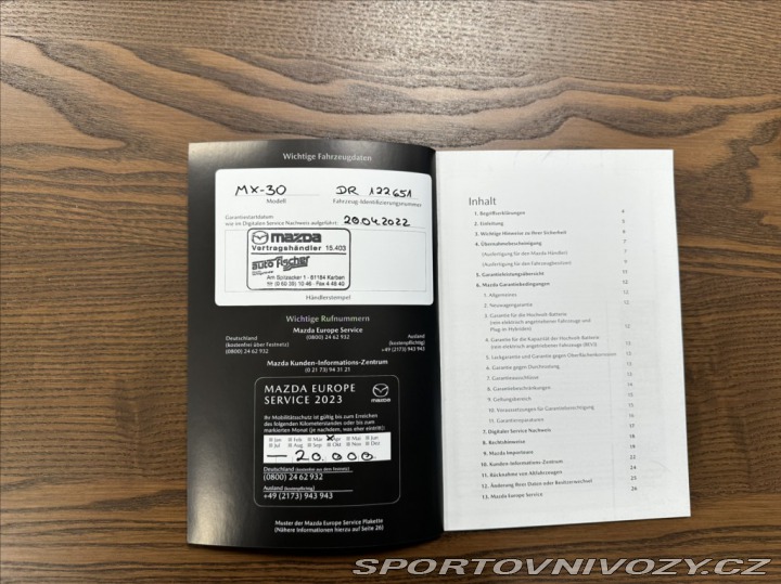 Mazda Ostatní modely MX-30 EV 145PS Advantage Moder 2022