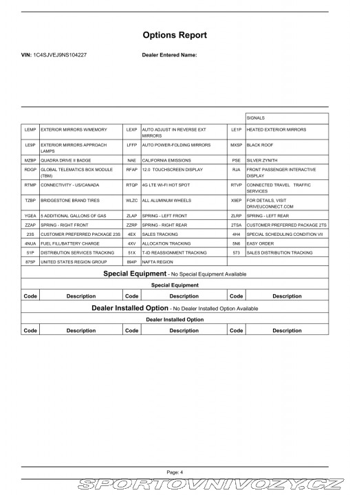 Ostatní značky Ostatní modely Jeep Grand Wagoneer, 6.4 2022