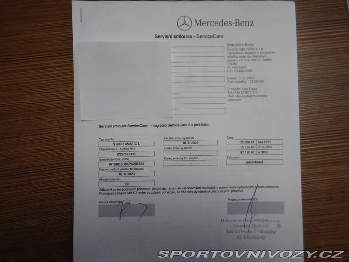 Mercedes-Benz S 400D 4MATIC L  AMG 2023