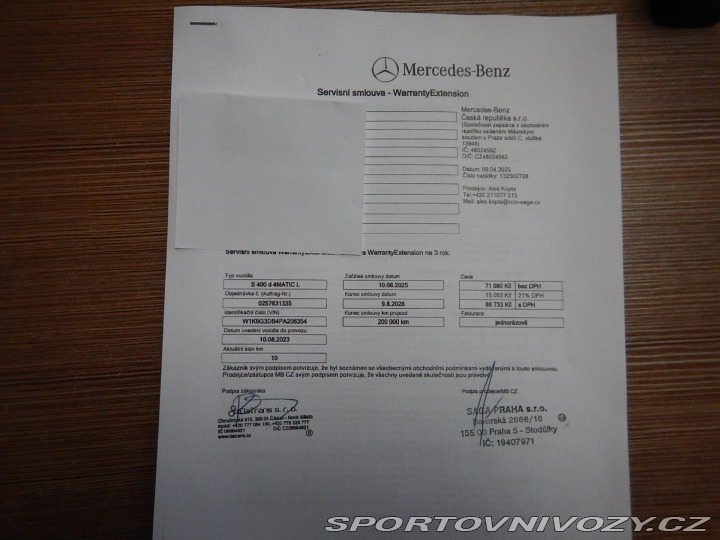 Mercedes-Benz S 400D 4MATIC L AMG 2023