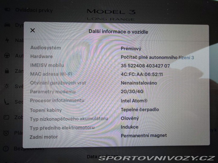 Tesla Model 3 Long Range D.M:366 kW SO 2021