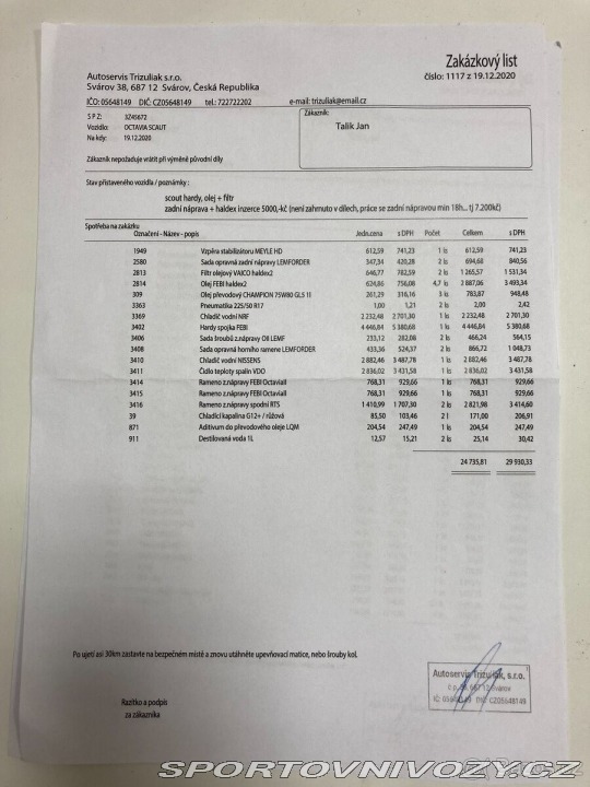 Škoda Ostatní modely Octavia 2,0 II scout 4X4 combi 2008