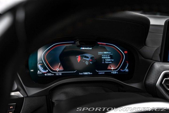 BMW X3 M40d x Drive, CZ, max výb 1800