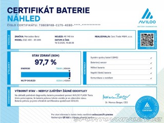 Mercedes-Benz Ostatní modely EQC 400 4MATIC AMG ACC 1.M 98 2021