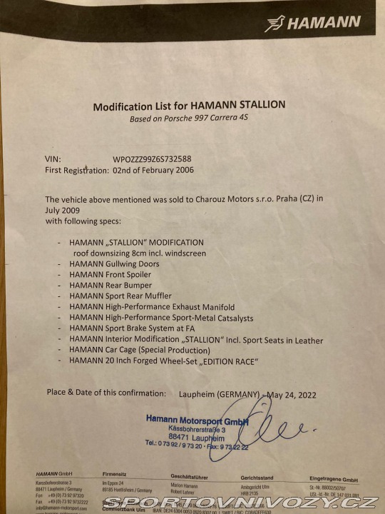 Porsche 911 997 Carrera 4s coupé 2006