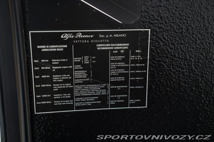 Alfa Romeo Giulia 1.6 SS SPRINT SPECIALE 1964