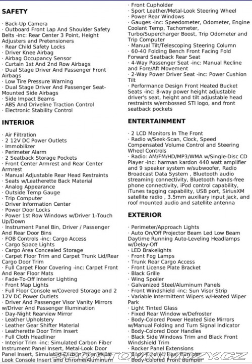 Subaru WRX STI DCCD Ohlins 370k short 6q 2015