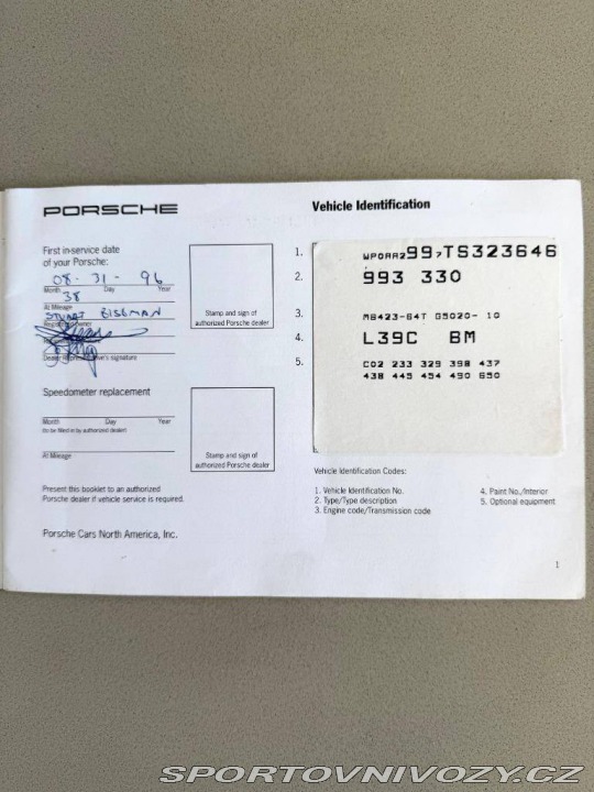 Porsche 911 Carrera 1996