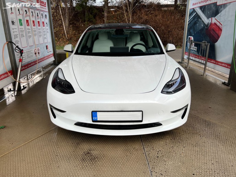 Tesla Model 3 LR, tažné, boost, odpočet