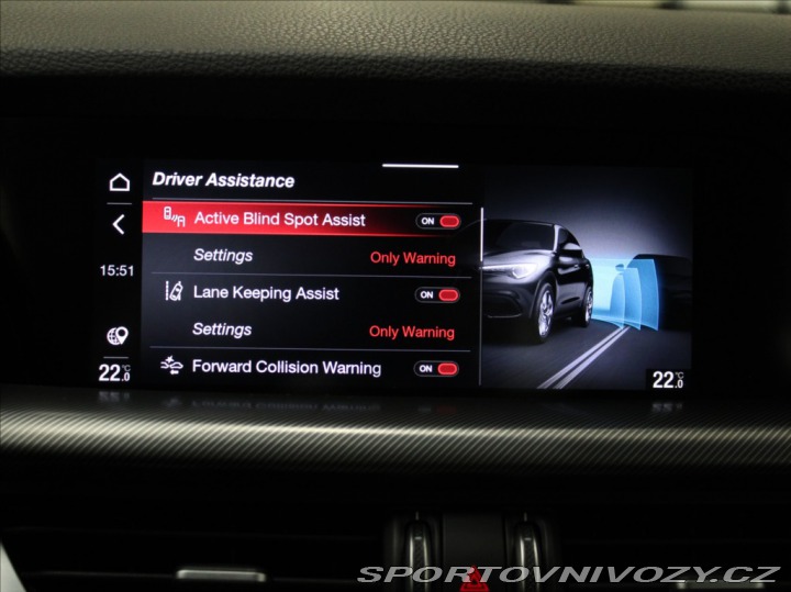 Alfa Romeo Stelvio 2,2 JTD 140kW Q4 Bezklíč 2020