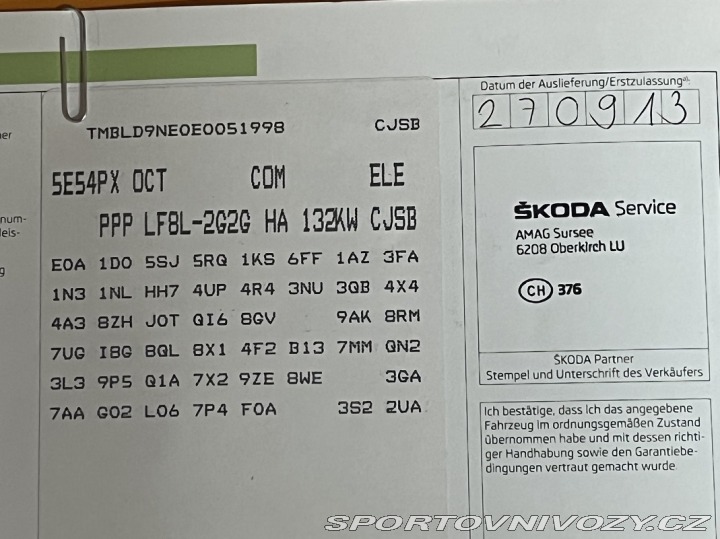 Škoda Ostatní modely OCTAVIA 1.8TSI DSG 4x4 2013