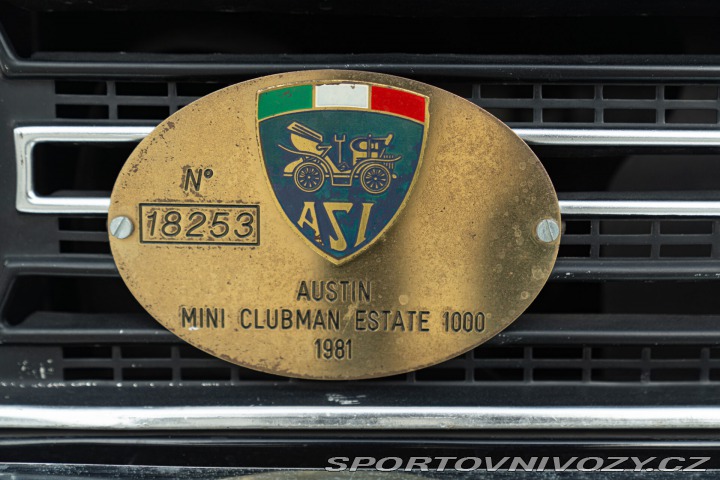 Ostatní značky Ostatní modely Austin MINI CLUBMAN ESTATE 1000 1981