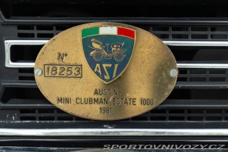 Ostatní značky Ostatní modely Austin MINI CLUBMAN ESTATE 1000 1981