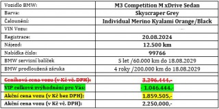 BMW M3 Compet. M xDrive Sedan 2024