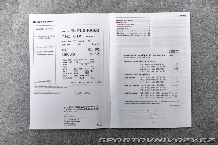 Audi Ostatní modely A8 4,2 TDI quattro, Design 1800