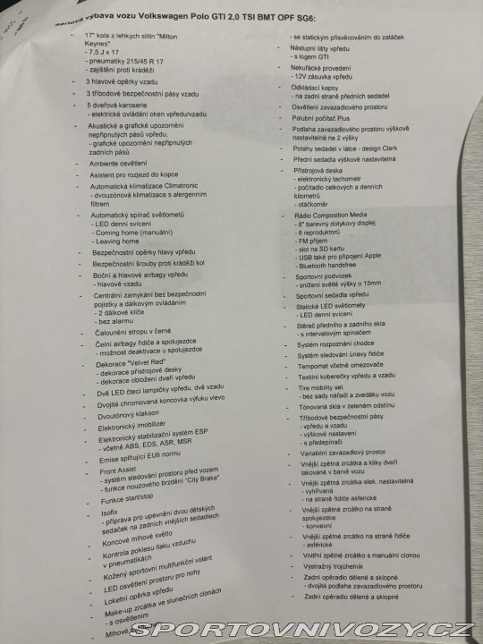Volkswagen Polo GTI mk6 2019