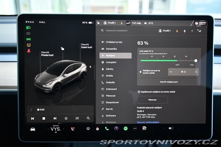 Tesla Model Y LONG RANGE AWD 378kW 1M Z 2023