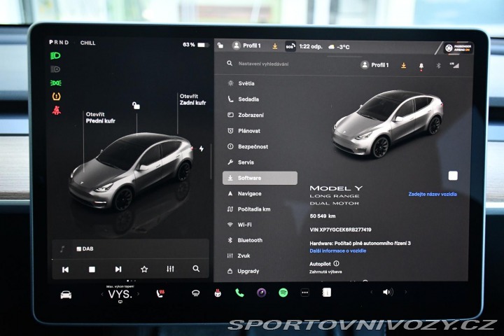 Tesla Model Y LONG RANGE AWD 378kW 1M Z 2023