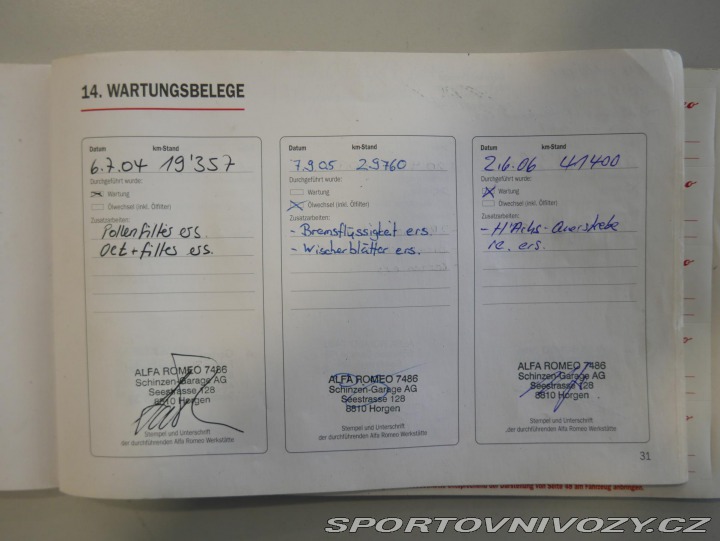 Alfa Romeo 156 GTA 3,2 GTA 184kW 2003