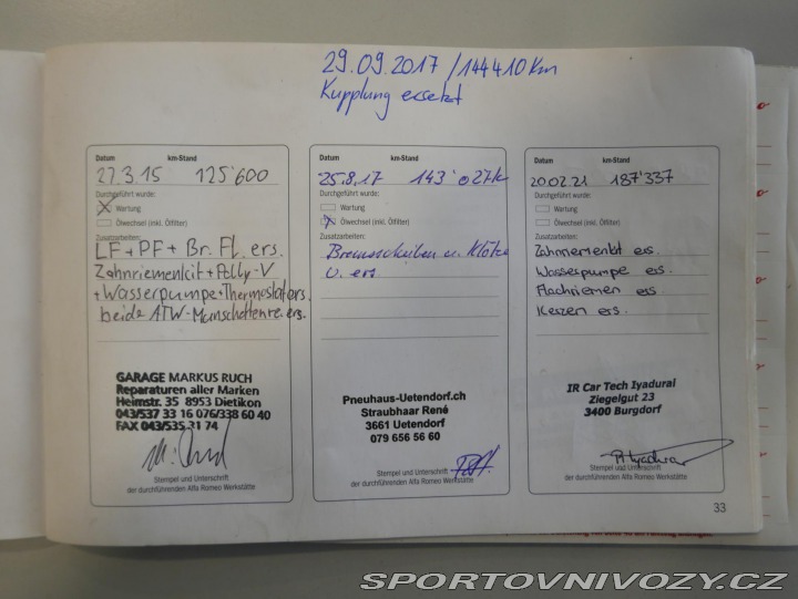 Alfa Romeo 156 GTA 3,2 GTA 184kW 2003