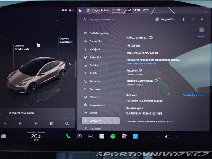 Tesla Model 3 Standard 208 kW RWD SOH 9 2023