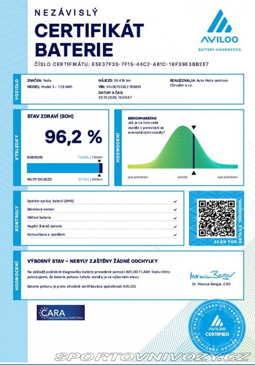 Tesla Model 3 Performance - FSD 377 kW 2020