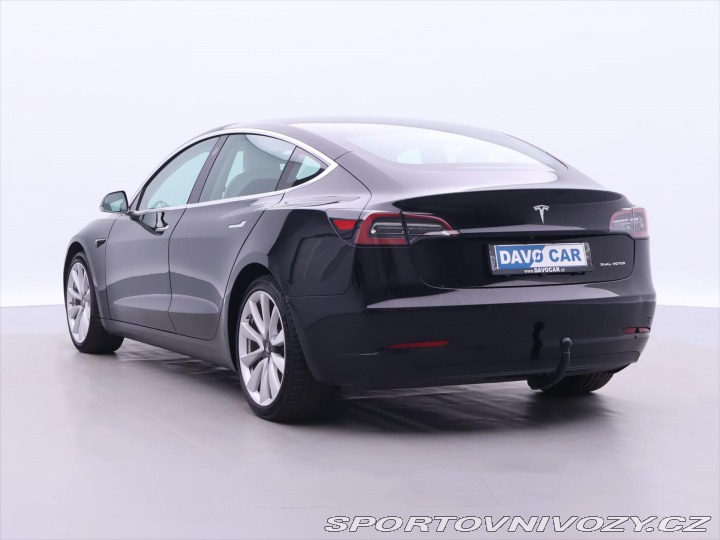 Tesla Model 3 Long Range AWD tažné DPH 2019