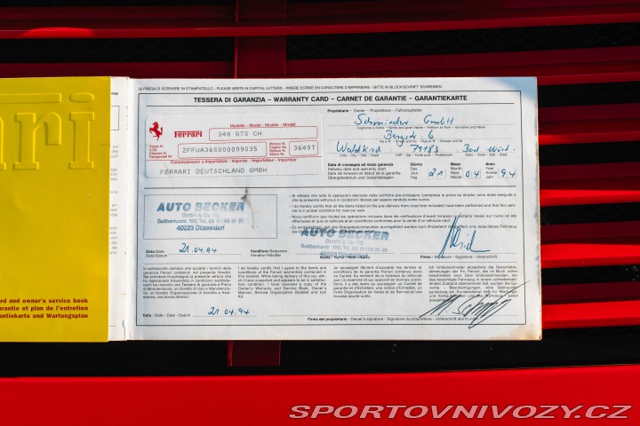 Ferrari 348 GTS Nové rozvody*1/137 1994