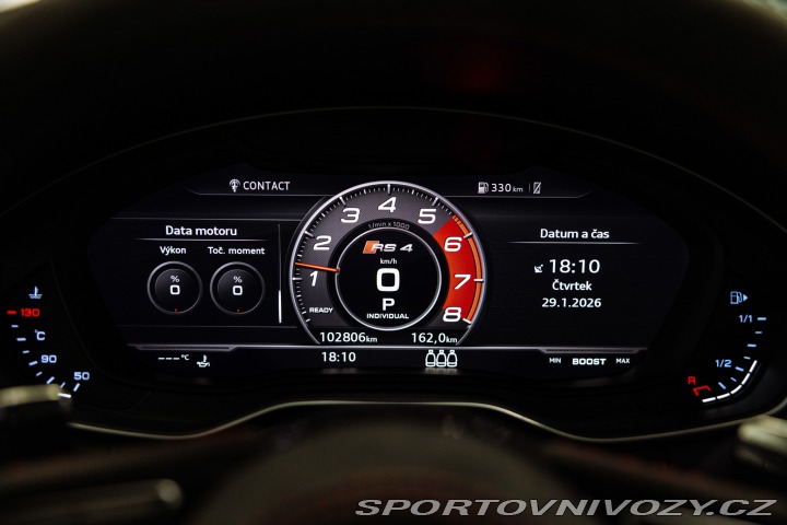 Audi RS4 B9 - DPH, komplet servis 2017