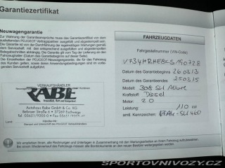 Peugeot 308 2.0Hdi 110kw 2013