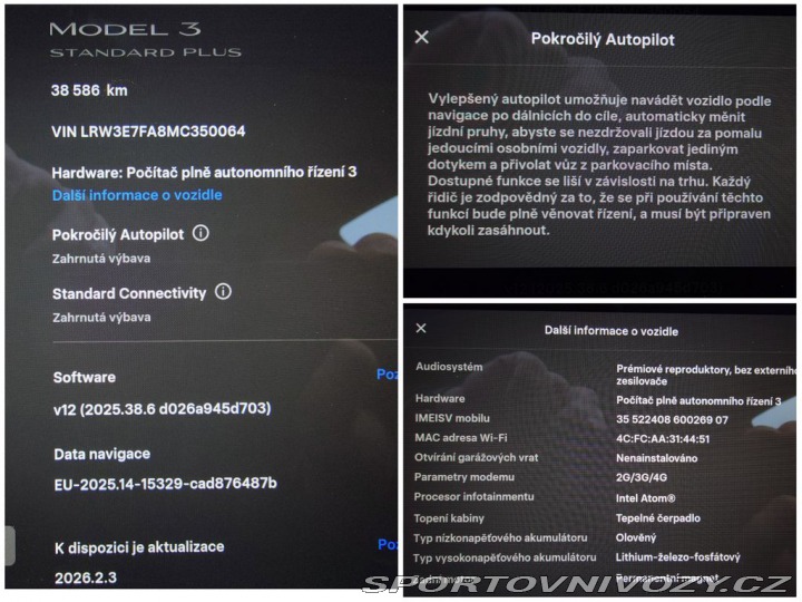Tesla Model 3 Standard Range  239 kW SO 2021