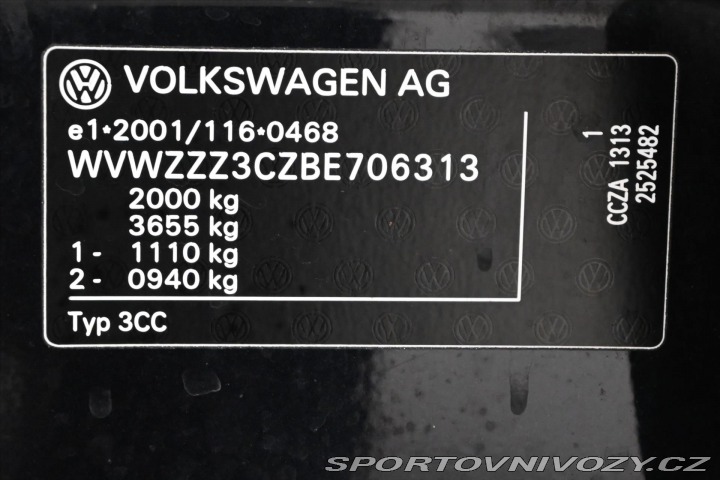 Volkswagen Passat CC CC 2,0 TSI 147 kW DSG Nav 2010