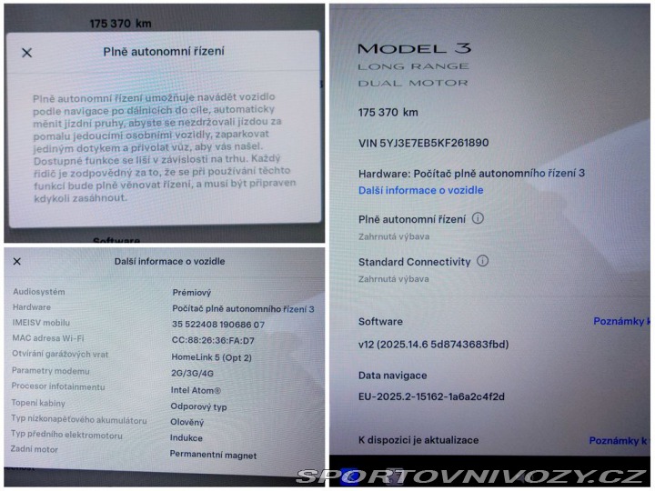 Tesla Model 3 Long Range D.M. Rezervace 2019