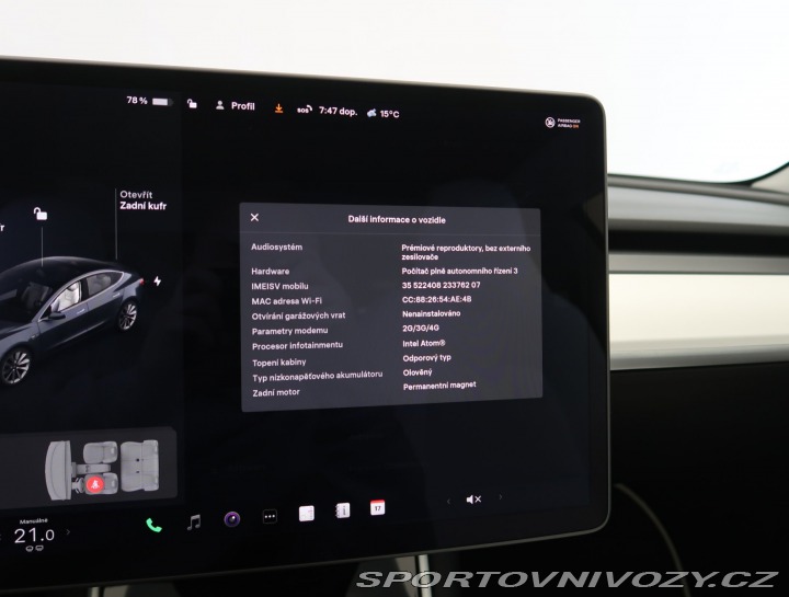 Tesla Model 3 Std Range Plus 52kWh 2020