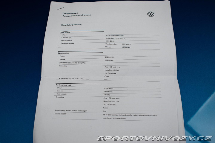 Volkswagen Arteon TSI 206kW 4x4*TAŽNÉ*NAPPA 2022