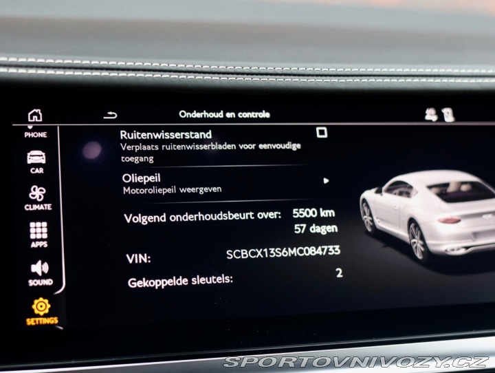 Bentley Continental 4.0 V8 440 KW 4x4| Nočné 2020