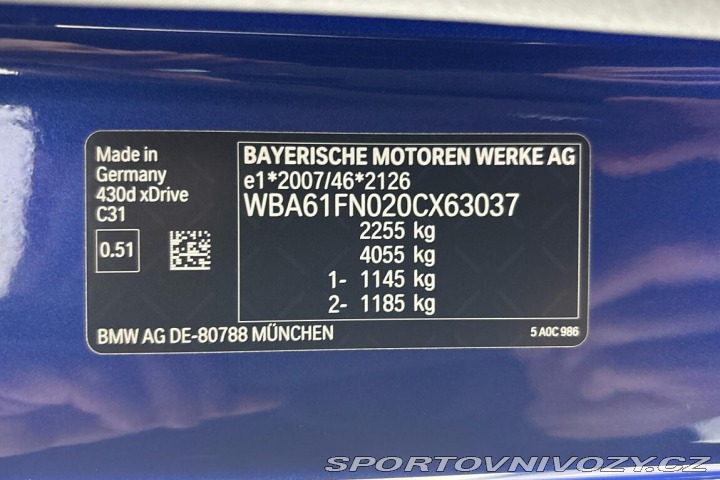 BMW 4 řady 4 | 430d xDrive 2026