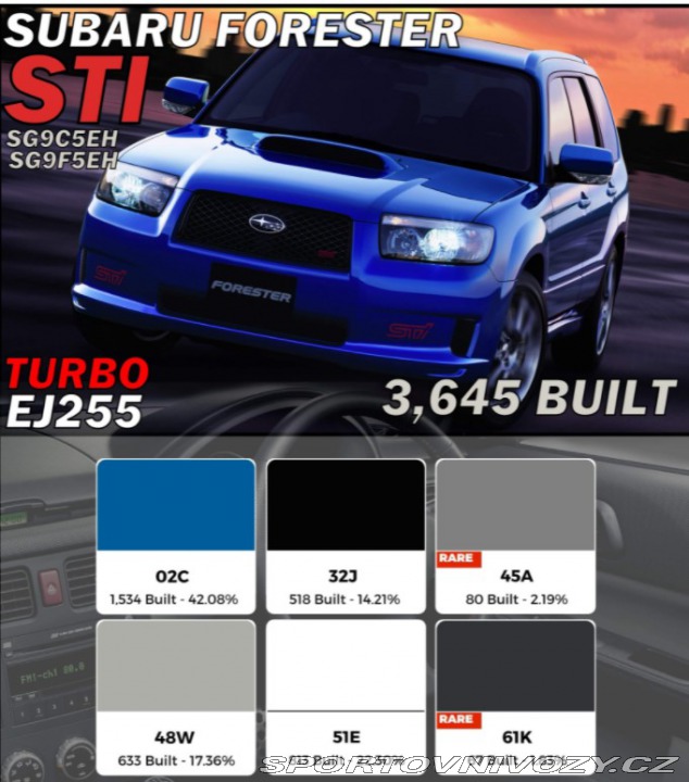 Subaru Impreza Forester STi JDM LHD 2005 2005