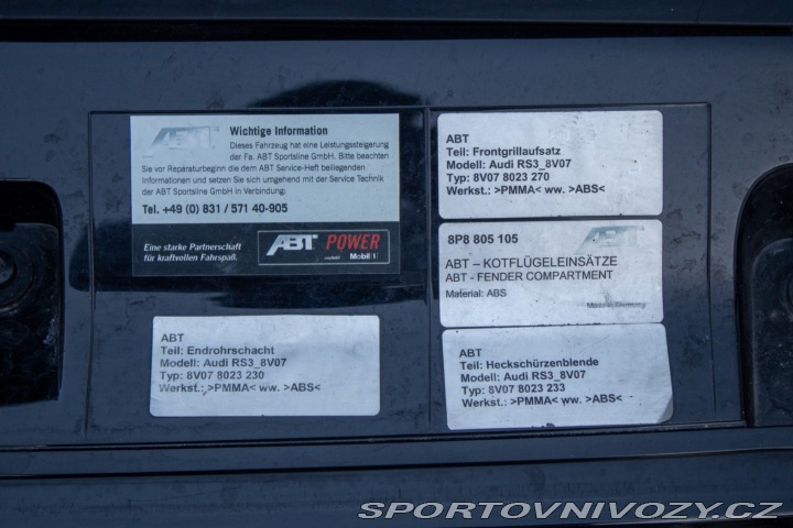 Audi RS3 ABT 2.5 TFSI quattro S t 2018