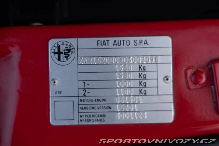 Alfa Romeo RZ Zagato No.077 1995