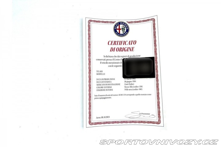 Alfa Romeo RZ Zagato No.077 1995