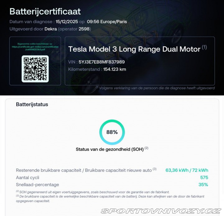 Tesla Model 3 Long Range Dual Motor - 2020