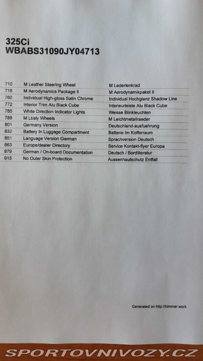 BMW 3 E46 325 Ci Cabrio 2002