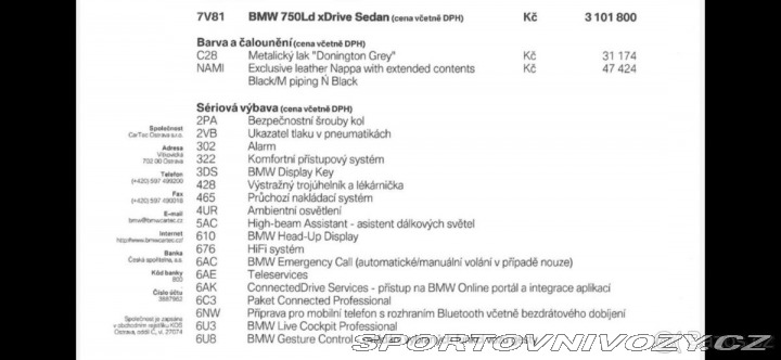 BMW Ostatní modely 750 Ld xDrive 1800
