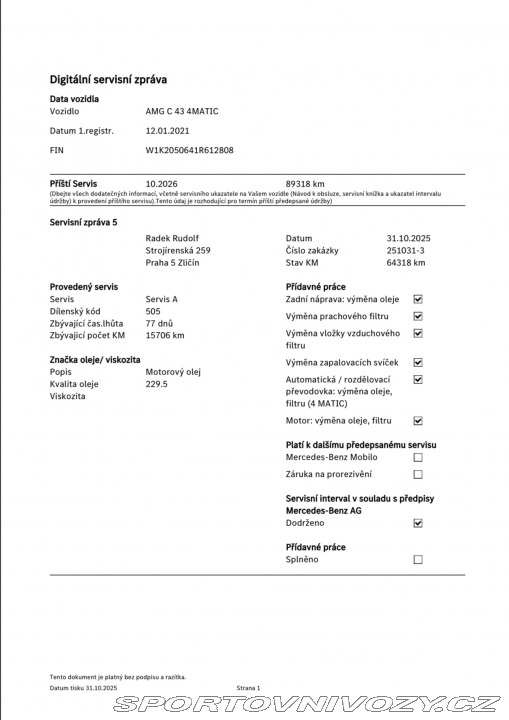 Mercedes-Benz C C43 AMG 4matic 2021