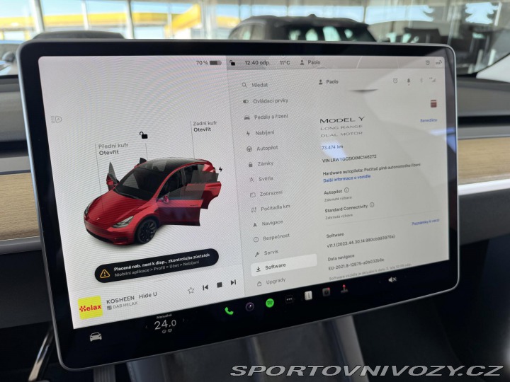 Tesla Ostatní modely Y Long Range 378kW*AWD*Ta 2022